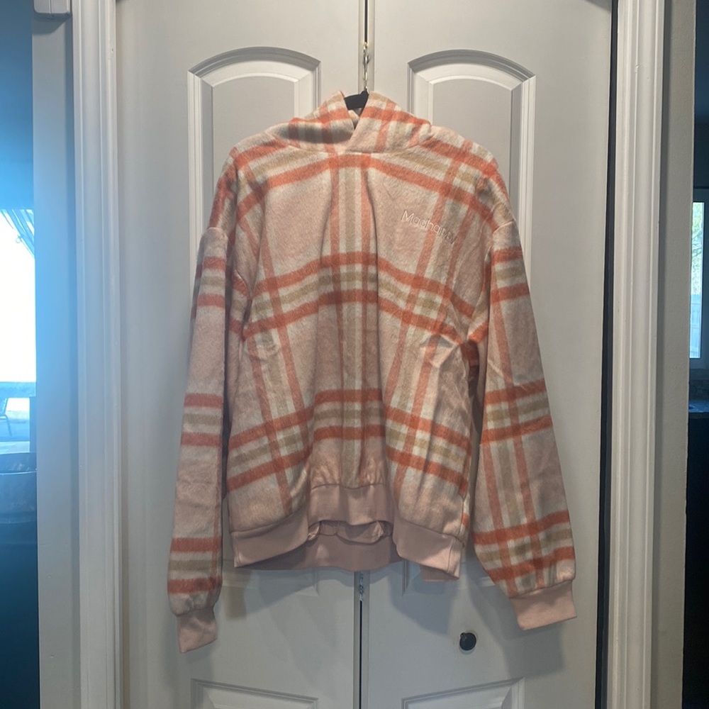 Madhappy Pink Flannel Hoodie